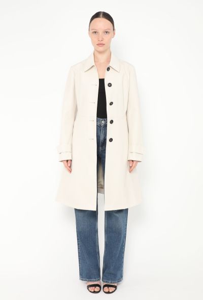 Prada Flared Belted Mackintosh Trench - 2 Prada Flared Belted Mackintosh Trench - 2