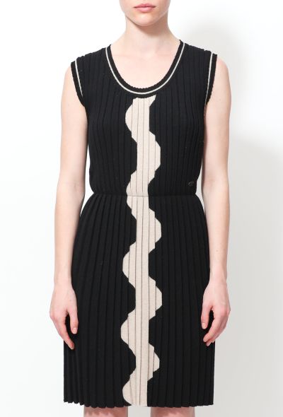                             2007 Pleated 'CC' Knit Dress - 2