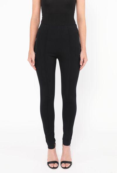 Balenciaga 2017 Cropped Zip Leggings - 2 Balenciaga 2017 Cropped Zip Leggings - 2