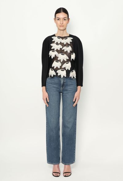 Chloé Floral Appliqué Lace Top - 2 Chloé Floral Appliqué Lace Top - 2