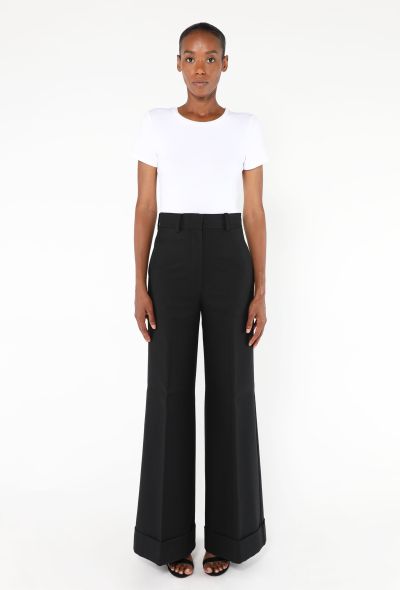 Khaite Wide-Leg Cuffed Trousers - 1 Khaite Wide-Leg Cuffed Trousers - 1