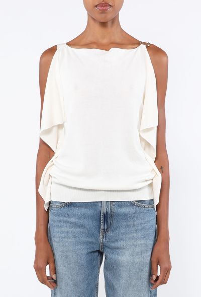 Chloé Silk Knit Off-Shoulder Top, 2024 - 1