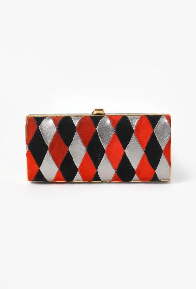 Miu Miu 2008 Harlequin Minaudière Clutch - 1