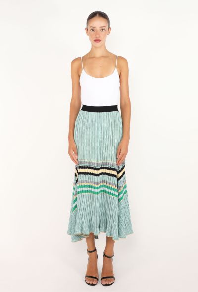 Céline Ribbed Chevron Skirt, Resort 2015 - 1