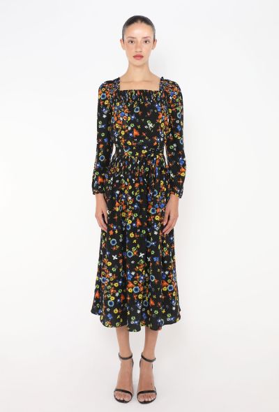 Prada Belted Silk Smock Dress - 2 Prada Belted Silk Smock Dress - 2