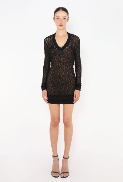 Alaïa ICONIC F/W 1990 Lace Bodycon Dress - 1