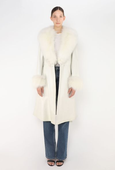 Jean Pecarel Fox Fur Leather Coat - 2