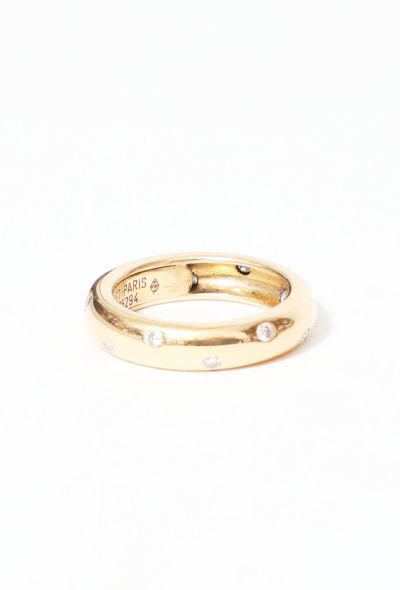                                         Vintage 18k Gold and Diamond 'Semis' Ring -1