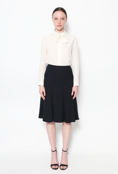 Chanel Crêpe Pocket Skirt - 1