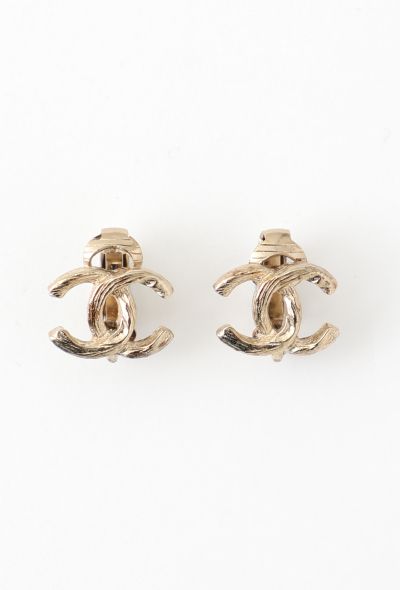 Chanel Intertwined 'CC' Clip Earrings - 1 Chanel Intertwined 'CC' Clip Earrings - 1