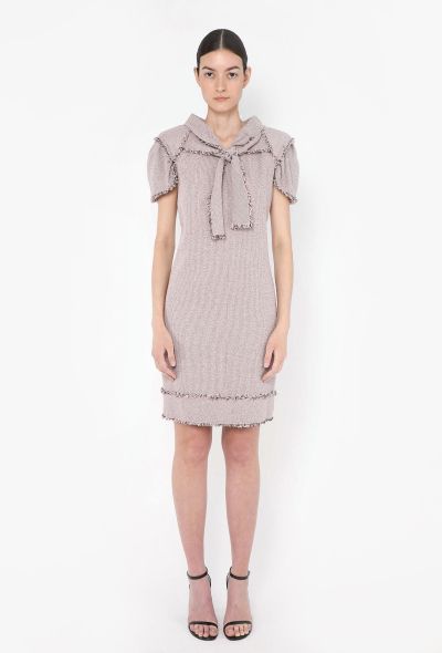 Chanel S/S 2009 Tweed Lavallière Dress - 2