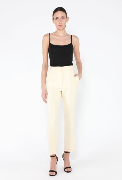 Céline Cropped Wool Twill Trousers - 2