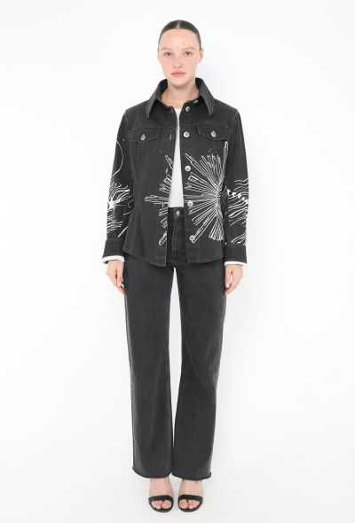 Chanel 2022 Printed Denim Jacket - 2