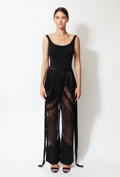                             S/S 2016 Lace Smoking Trousers - 1