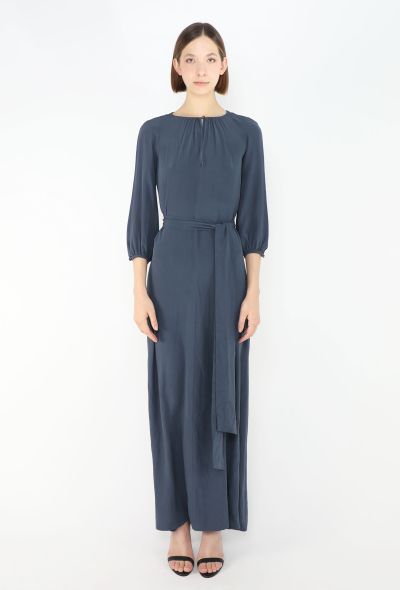 Vanessa Seward Silk Belted Sheath Dress - 1