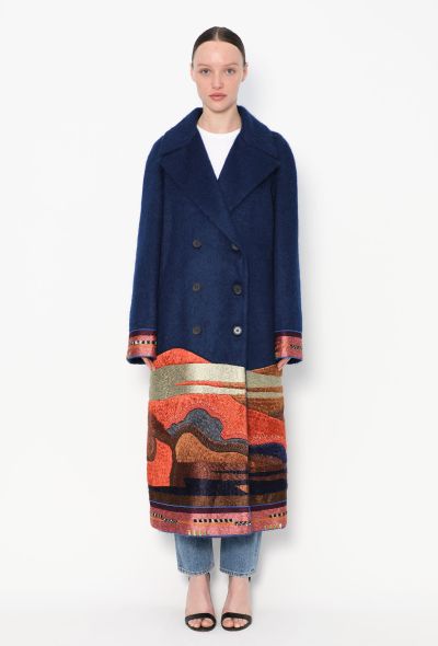 Etro F/W 2015 Landscape Mohair Coat - 1