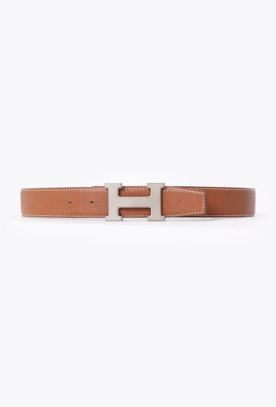 Hermès 2004 Reversible Box Buckle Belt - 2 Hermès 2004 Reversible Box Buckle Belt - 2