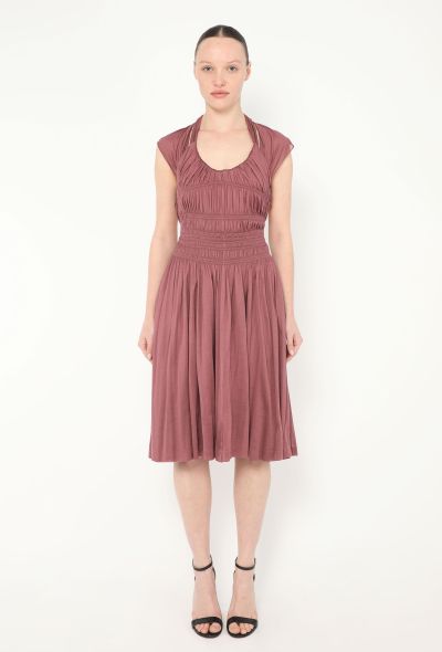 Bottega Veneta S/S 2007 Ruched Silk Halter Dress - 1