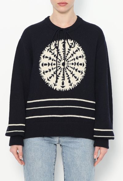 Comme des Garçons 1989 Graphic Knit Sweater - 1