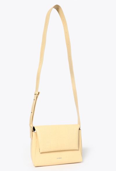 Jil Sander S/S 2025 Lizard-Embossed Crossbody Bag - 2 Jil Sander S/S 2025 Lizard-Embossed Crossbody Bag - 2