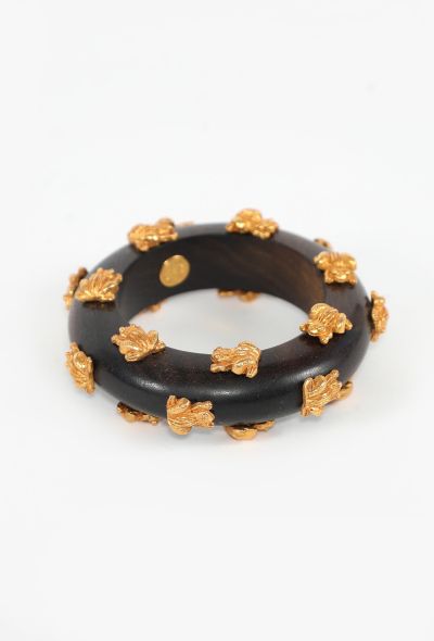 '90s Dominique Aurientis Frog Studded Cuff - 2
