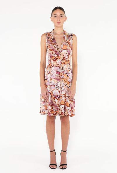 Chanel 2005 Graphic Silk Dress - 1