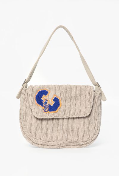 Chloé Vintage Collegiate Ribbed Knit Bag - 1