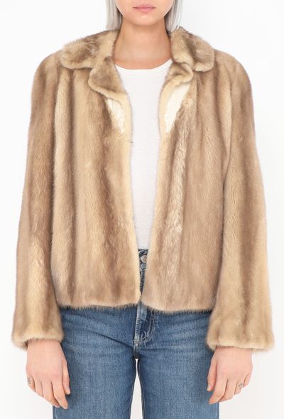 Saint Laurent Vintage Yves Salomon Mink Fur Jacket - 2 Saint Laurent Vintage Yves Salomon Mink Fur Jacket - 2