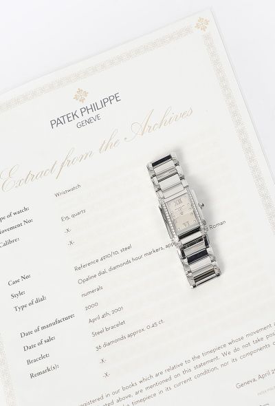 Patek Philippe Vintage Twenty~4 Stainless Steel & Diamond Watch - 1