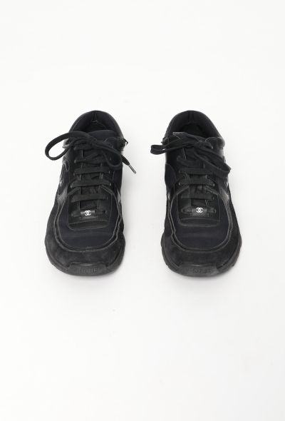 Chanel 2021 Suede Trim 'CC' Sneakers - 2 Chanel 2021 Suede Trim 'CC' Sneakers - 2