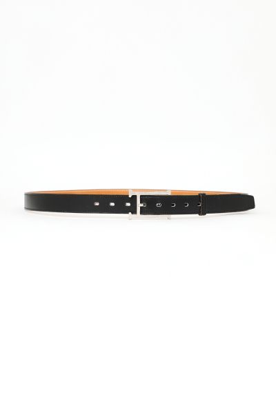                             Chamois 'H' Leather Belt - 1