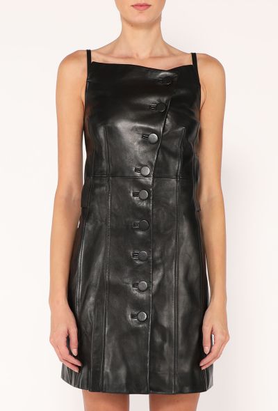 Phoebe Philo 2023 Leather Shift Dress - 2