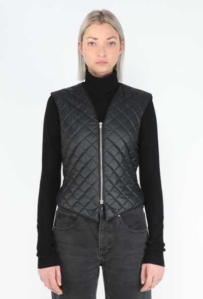 Helmut Lang Early '90s Quilted Open-Back Vest - 1