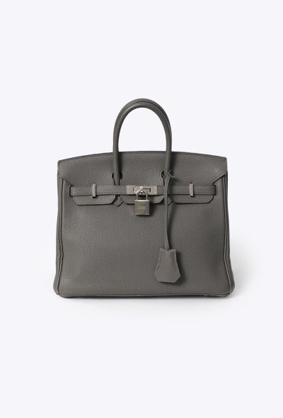 Hermès Gris Meyer Togo Birkin 25 - 1