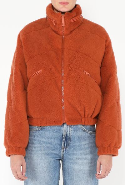 Hermès 2024 Teddy Shearling Bomber Jacket - 1