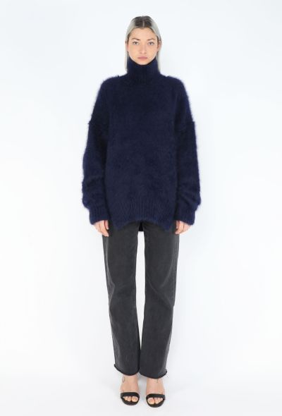 Céline Oversized Angora Sweater - 2