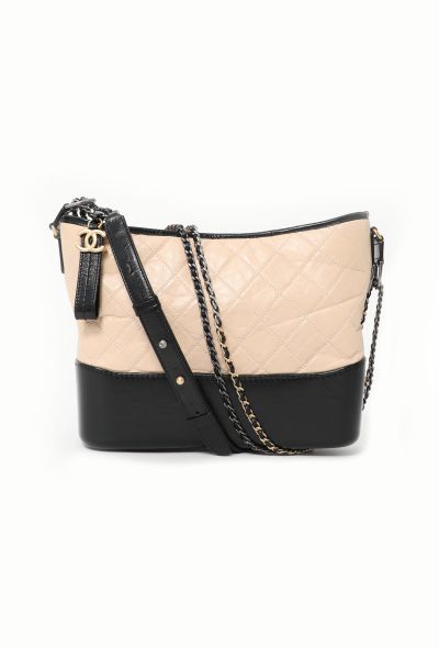 Chanel Beige Medium Gabrielle Hobo Bag - 1
