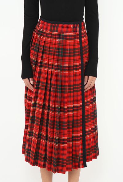 Saint Laurent 1977 Plaid Wrap Skirt - 2 Saint Laurent 1977 Plaid Wrap Skirt - 2