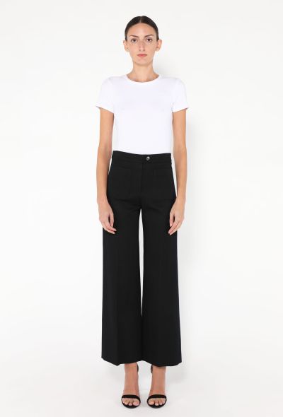 The Row F/W 2024 Aline Wool Twill Trousers - 1