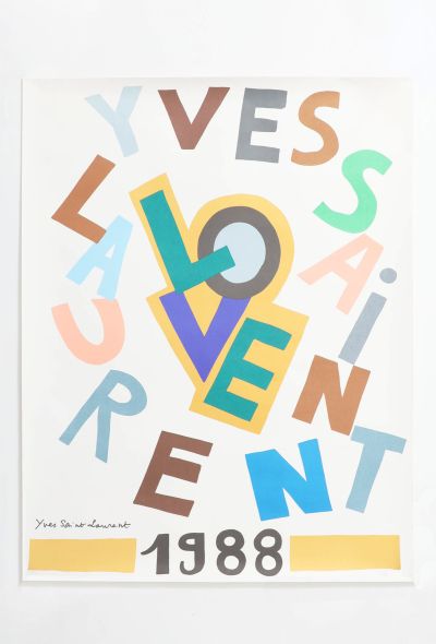                                         Rare 1988 Love Poster, in Original Packaging -1