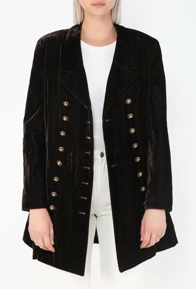 Chanel Velvet Military Jacket, F/W 1993 - 1