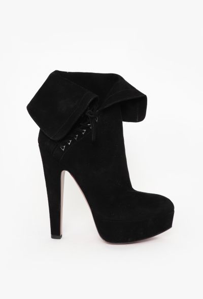 Alaïa F/W 2012 Suede Lace-Up Boots - 1 Alaïa F/W 2012 Suede Lace-Up Boots - 1