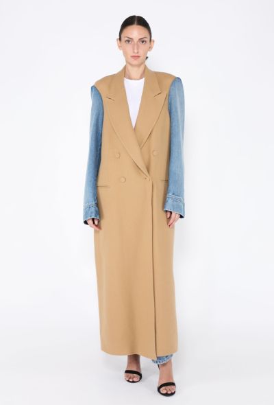 Dries Van Noten F/W 2024 Rinko Denim Sleeve Coat - 1