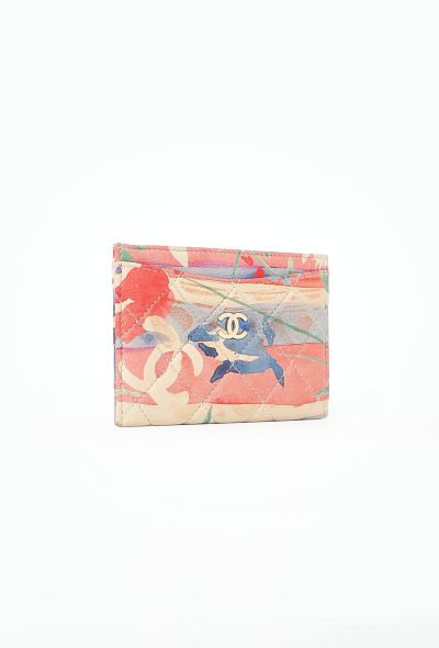 Chanel Tropical Flowers Card Holder - 2