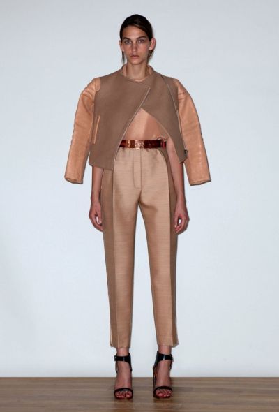 Céline Resort 2010 Wool and Leather Jacket - 2