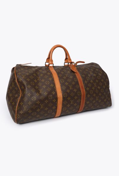 Louis Vuitton Vintage Monogram Keepall 60 - 2 Louis Vuitton Vintage Monogram Keepall 60 - 2