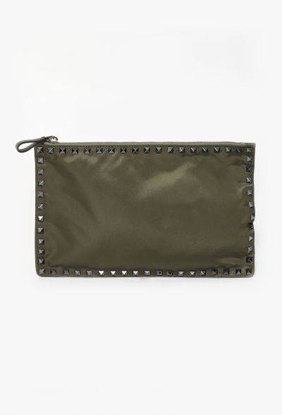 Valentino Nylon Rockstud Pouch - 2 Valentino Nylon Rockstud Pouch - 2
