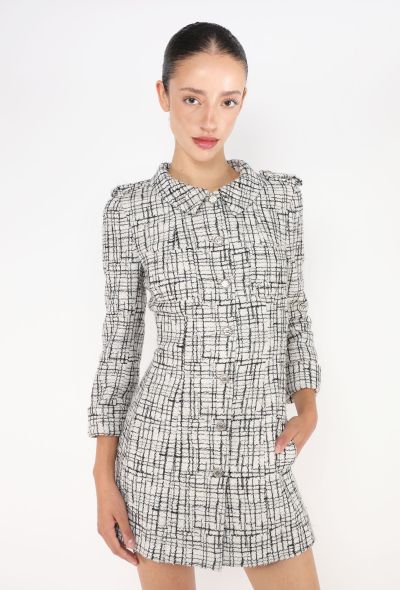 Chanel Checkered 'CC' Tweed Dress, 2006 - 1
