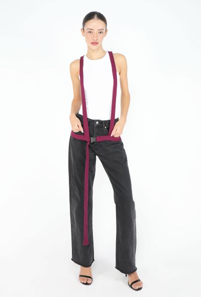 Helmut Lang Collector S/S 2003 Buckled Suspenders - 1