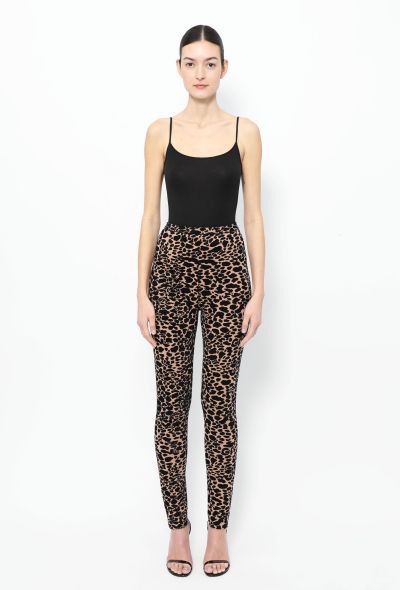 Alaïa F/W 2020 Leopard Print Knit Leggings - 1